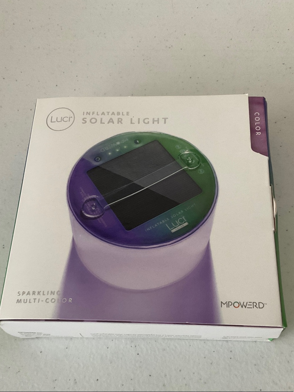 Luci Multi-Color Solar LED Lantern